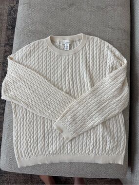 H&M cable knit sweater.
